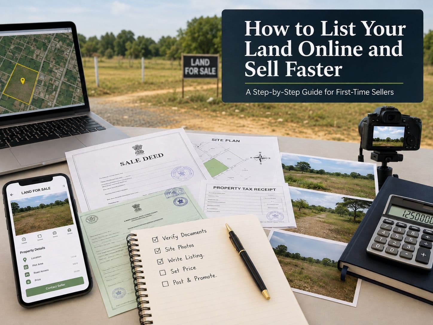 How to List Your Land Online and Sell Faster: A Step-by-Step Guide
